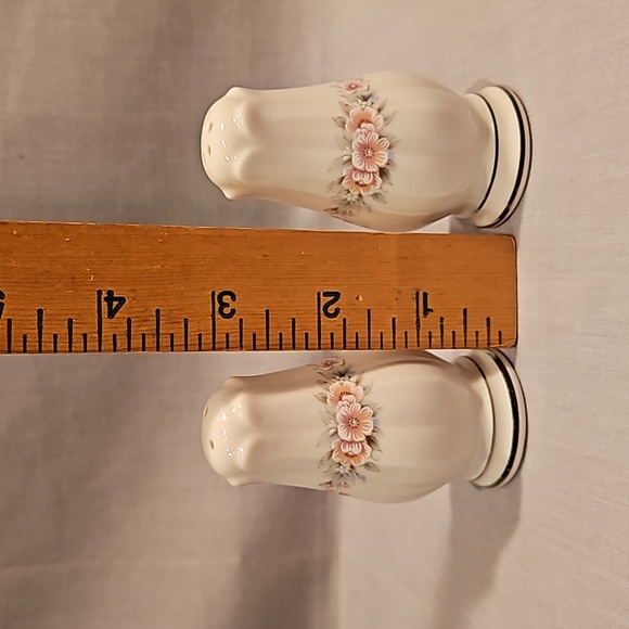 NEW Noritake Rothschild 7293 Salt & Pepper Shakers Ivory China - Picture 5 of 5